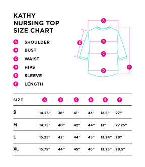 KATHY NURSING TOP (PINK)