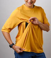 KATHY NURSING TOP (MUSTARD)